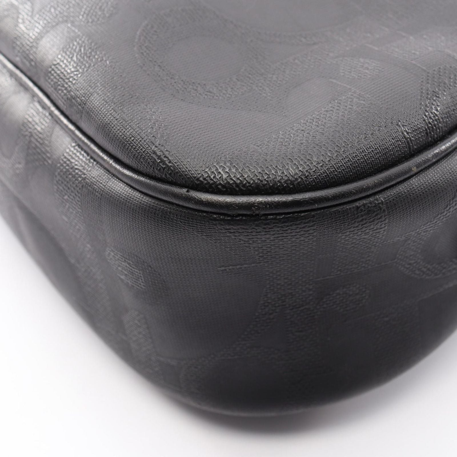 Dior Shoulder Bag Trotter Black Canvas Leather — view 9