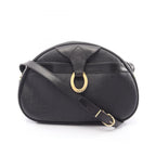 Dior Shoulder Bag Trotter Black Canvas Leather
