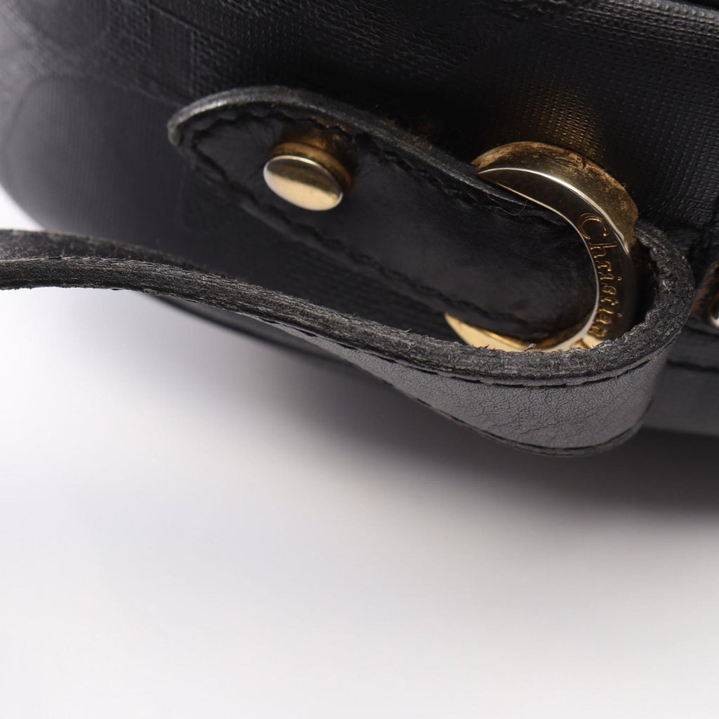 Dior Shoulder Bag Trotter Black Canvas Leather — view 8
