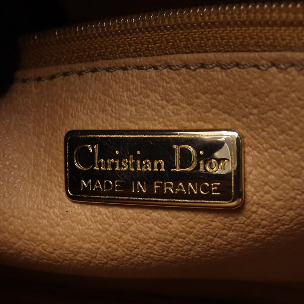 Dior Shoulder Bag Trotter Black Canvas Leather — view 4