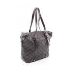 Loewe Tote Repeat Anagram Brown Leather Canvas — view 2