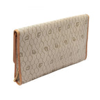 Dior Shoulder Bag Honeycomb Beige Brown Canvas Leather Pattern Chain — view 2