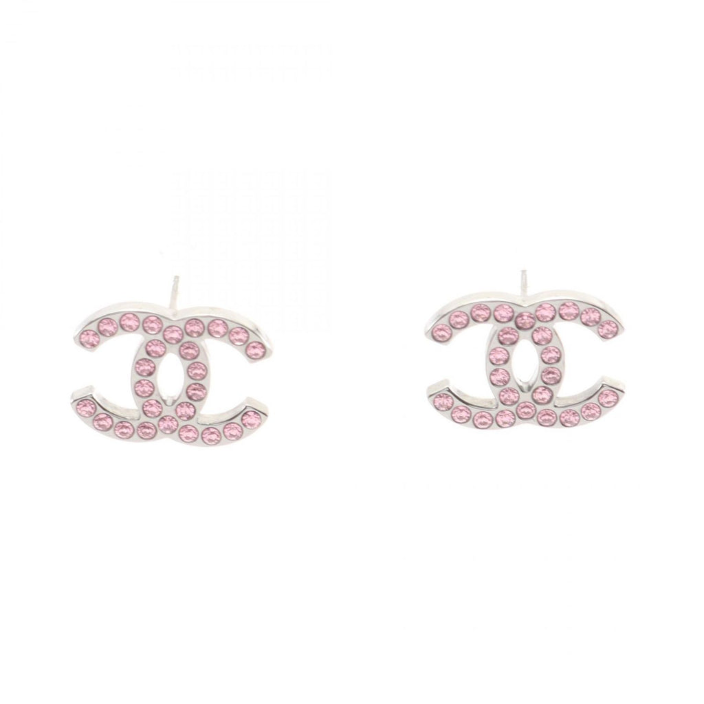 Chanel Earrings CC Logo 17k Stainless Steel