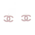 Chanel Earrings CC Logo 17k Stainless Steel