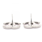 Chanel Earrings CC Logo 17k Stainless Steel — view 5