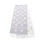 Louis Vuitton Scarf LV Essential Gray Wool