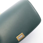 Celine Shoulder Bag Classic Box Green Leather — view 5