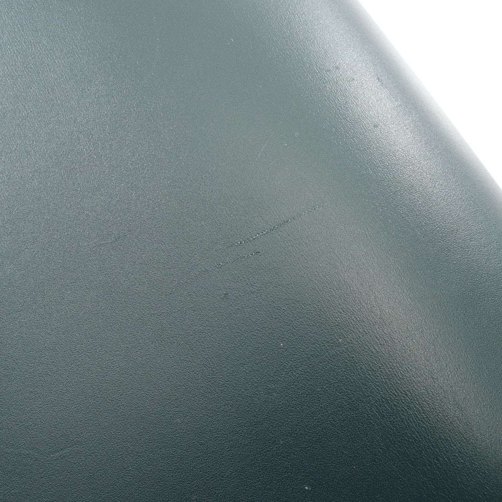 Celine Shoulder Bag Classic Box Green Leather — view 6
