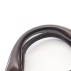 Celine Handbag Boogie Bag Dark Brown Leather — view 8