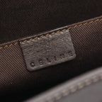 Celine Handbag Boogie Bag Dark Brown Leather — view 4