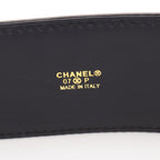 Chanel Belt CC Logo Patent Leather — view 4
