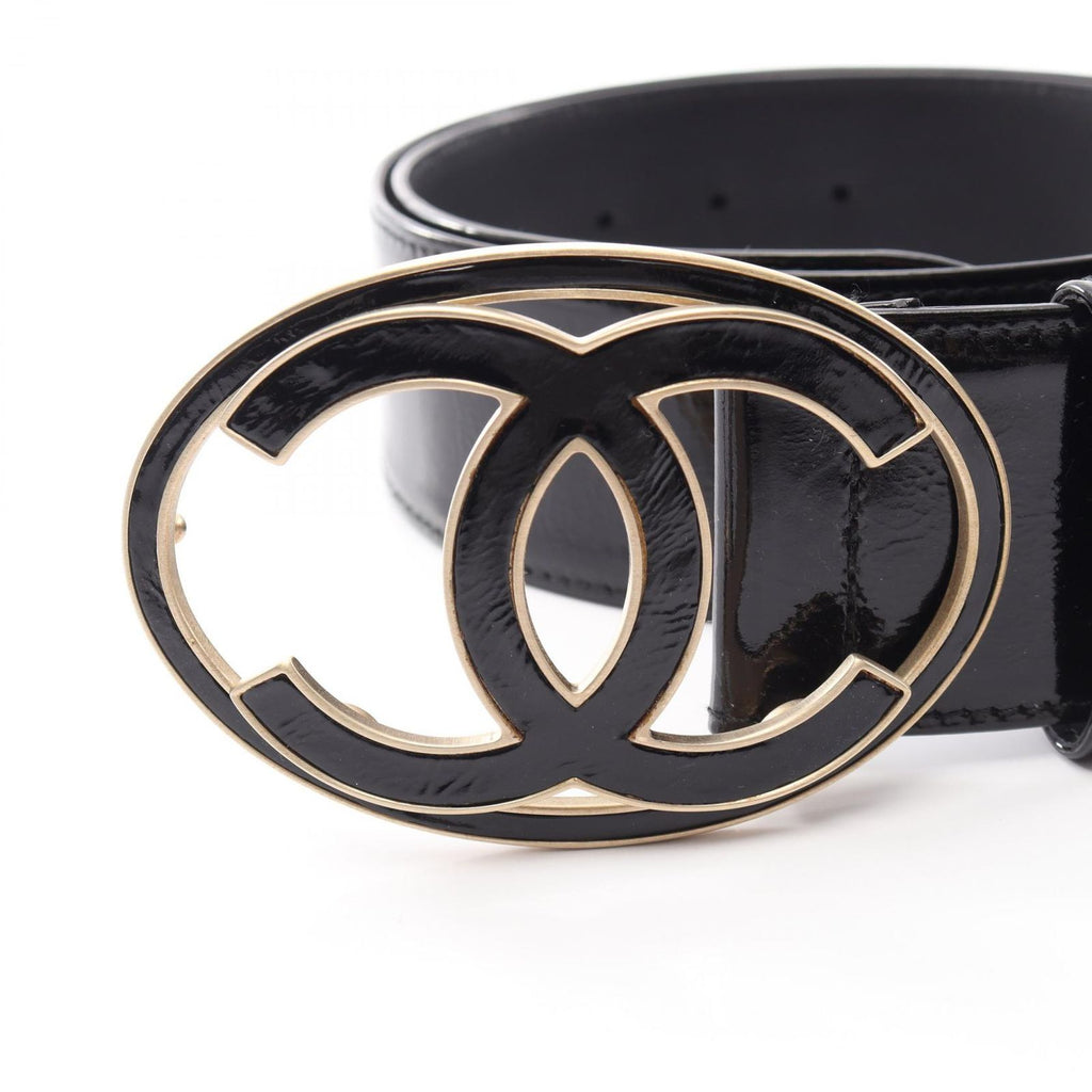 Chanel Belt CC Logo Patent Leather — view 2