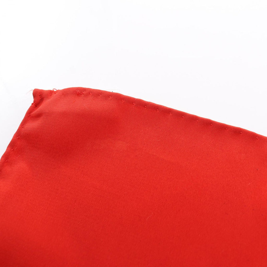 Chanel Scarf CC Logo Red Silk — view 8