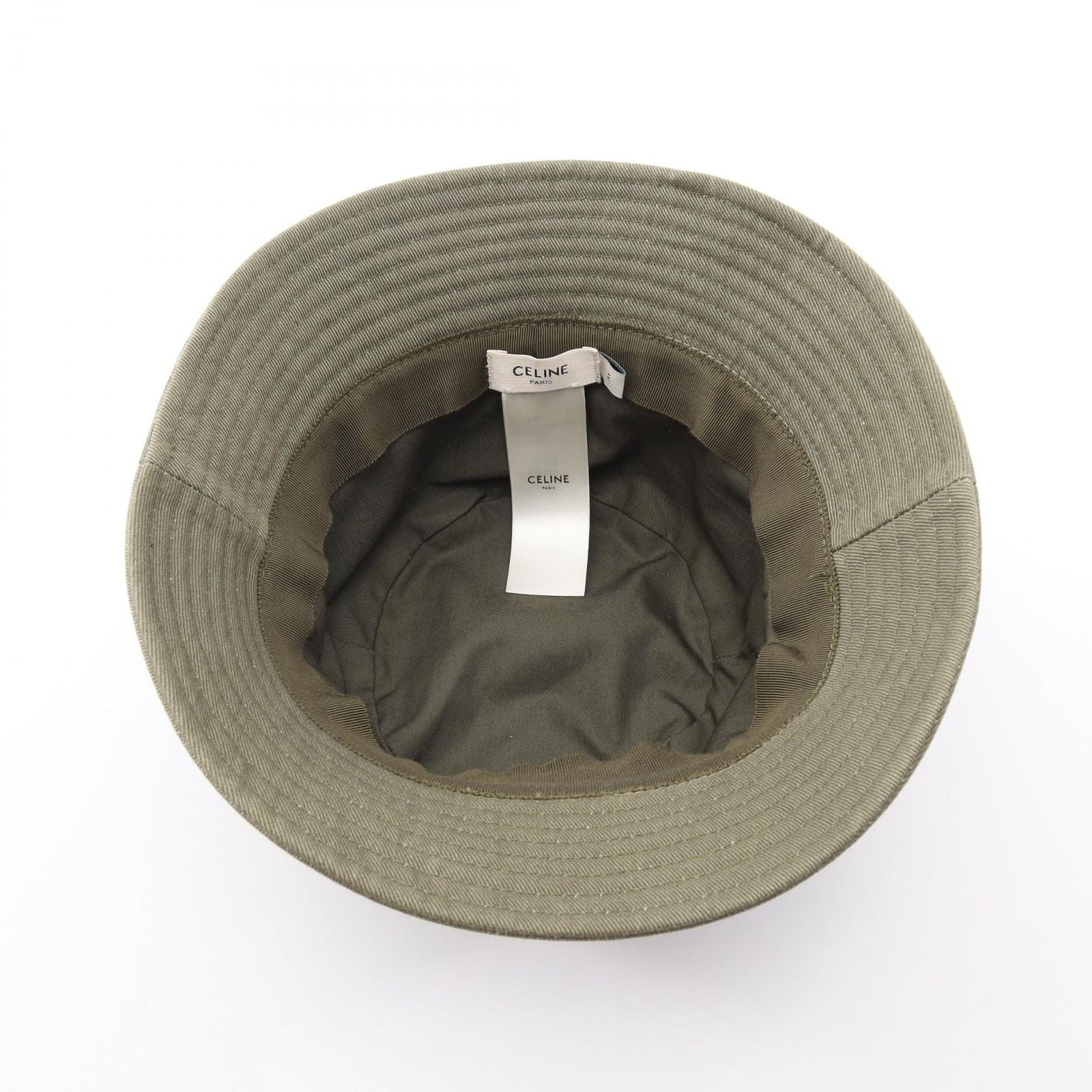 Celine Hat Triomphe Bucket Green — view 3