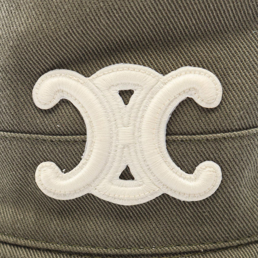 Celine Hat Triomphe Bucket Green — view 7