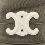 Celine Hat Triomphe Bucket Green — view 7