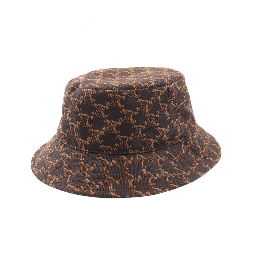 Celine Hat Logo Embroidery Triomphe Bucket — view 2