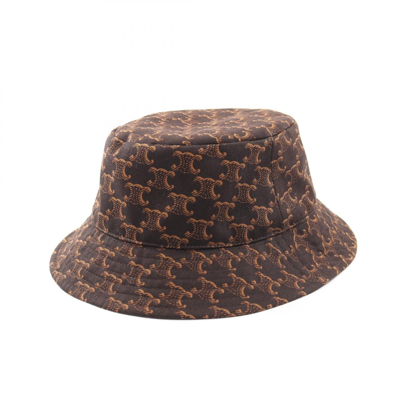 Celine Hat Logo Embroidery Triomphe Bucket — view 2