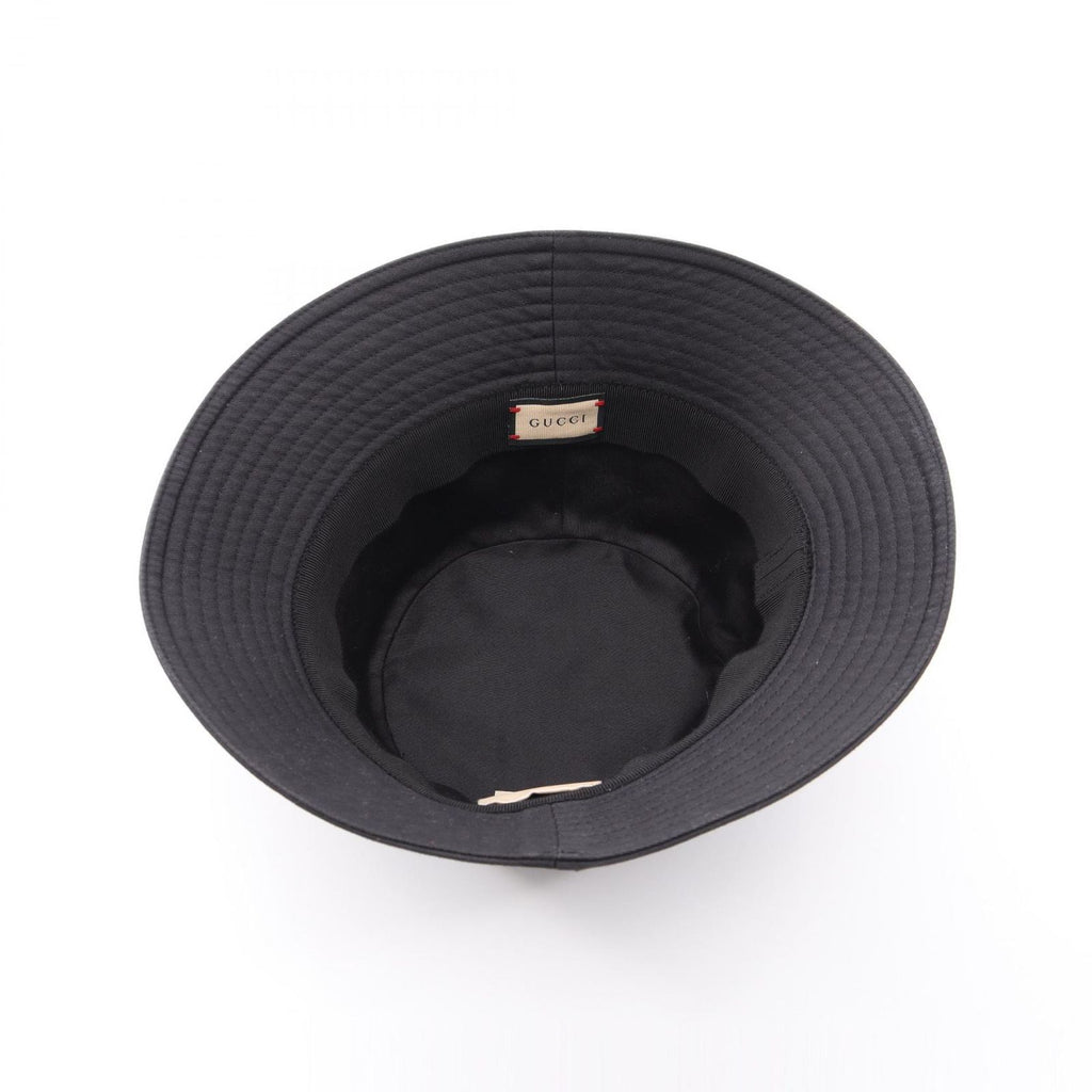 Gucci Hat Embossed Logo Bucket Black — view 3