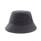 Gucci Hat Embossed Logo Bucket Black