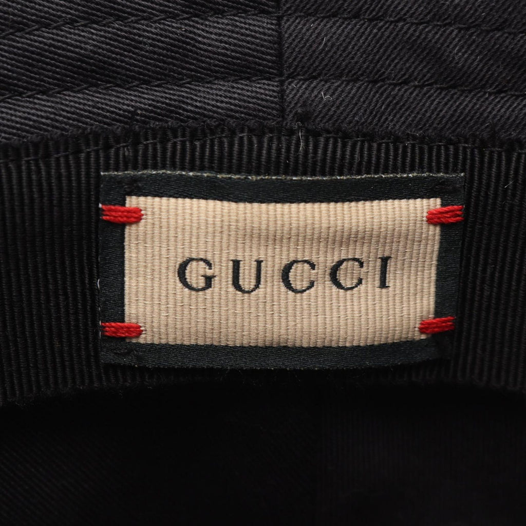 Gucci Hat Embossed Logo Bucket Black — view 4