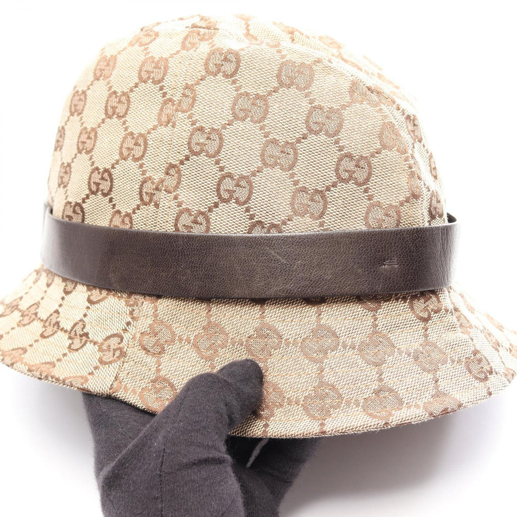Gucci Hat GG Canvas Leather — view 9