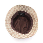Gucci Hat GG Canvas Leather — view 3
