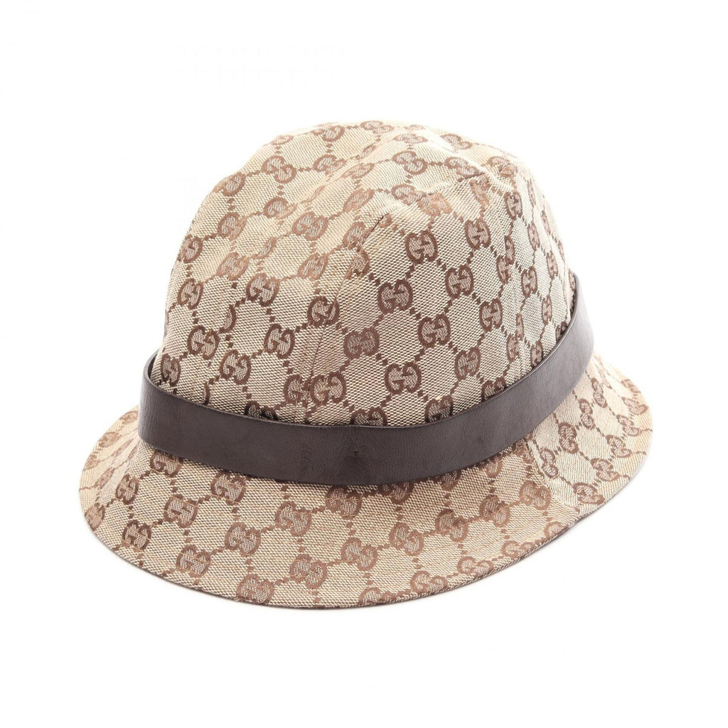 Gucci Hat GG Canvas Leather — view 2