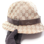 Gucci Hat GG Canvas Leather — view 7