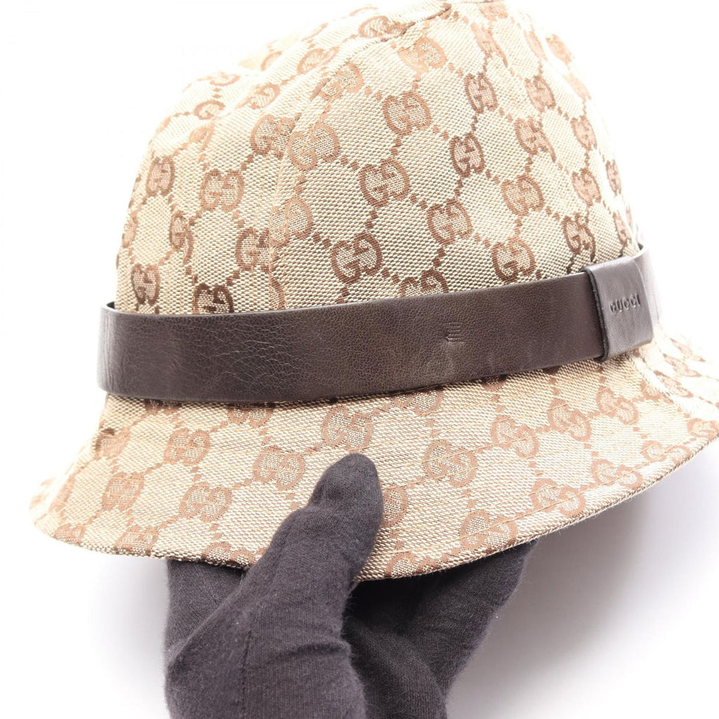 Gucci Hat GG Canvas Leather — view 8