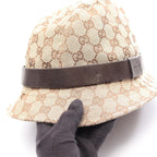 Gucci Hat GG Canvas Leather — view 8