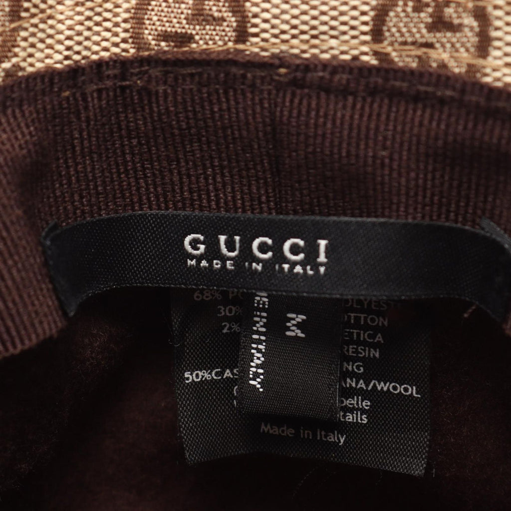 Gucci Hat GG Canvas Leather — view 4