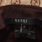 Gucci Hat GG Canvas Leather — view 4