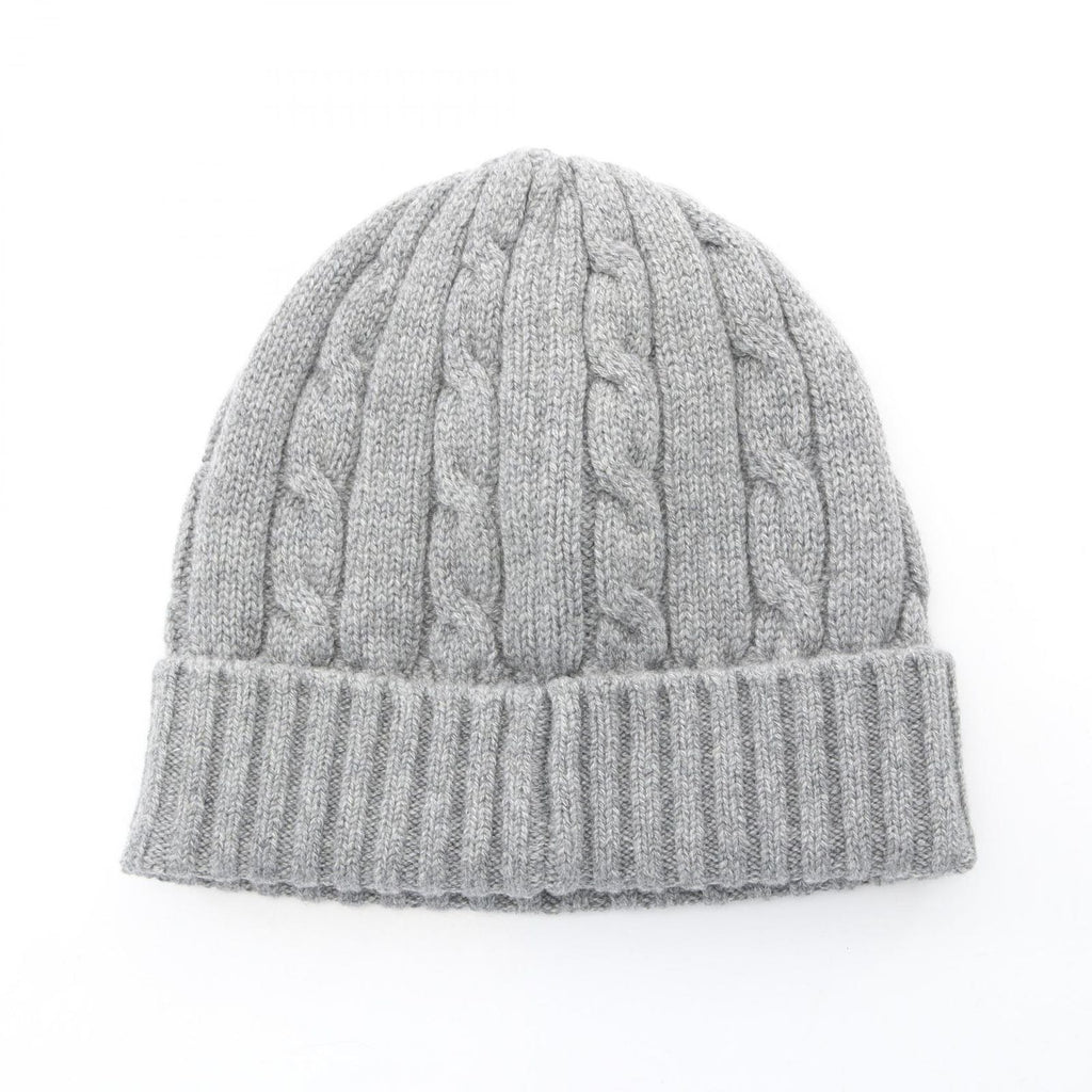 Celine Knit Cap Triomphe Embroidery Cap Gray — view 2