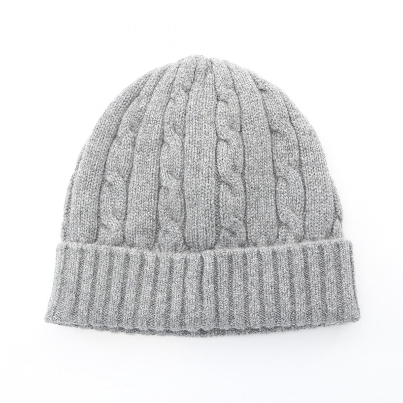 Celine Knit Cap Triomphe Embroidery Cap Gray — view 2