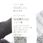 Celine Knit Cap Triomphe Embroidery Cap Gray — view 5