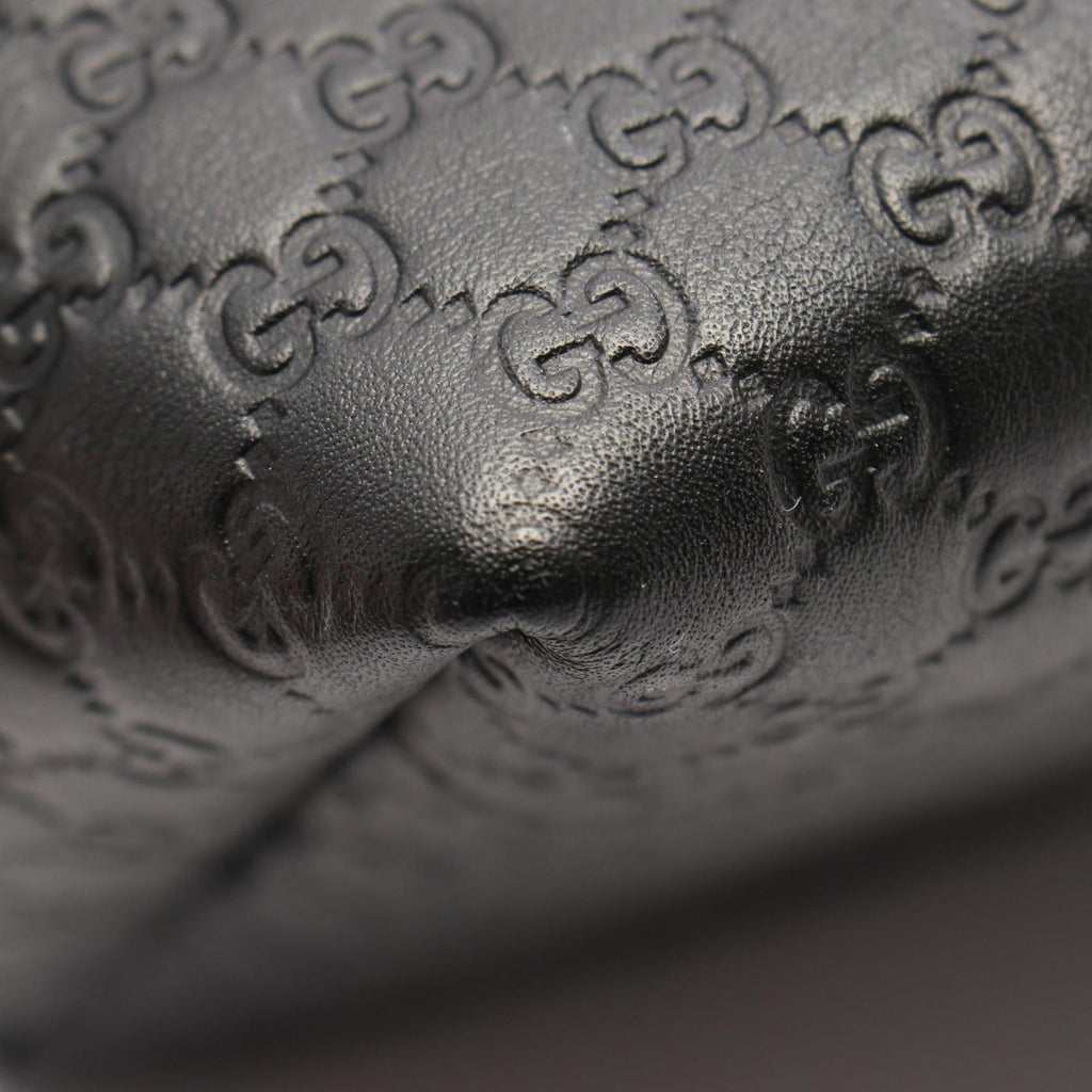 Gucci Handbag Giglio Micro Guccissima 2-Way Black Leather Guccissima Ophidia — view 5