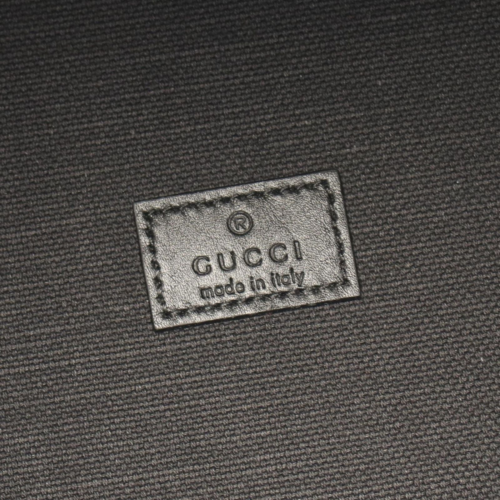 Gucci Handbag Giglio Micro Guccissima 2-Way Black Leather Guccissima Ophidia — view 4