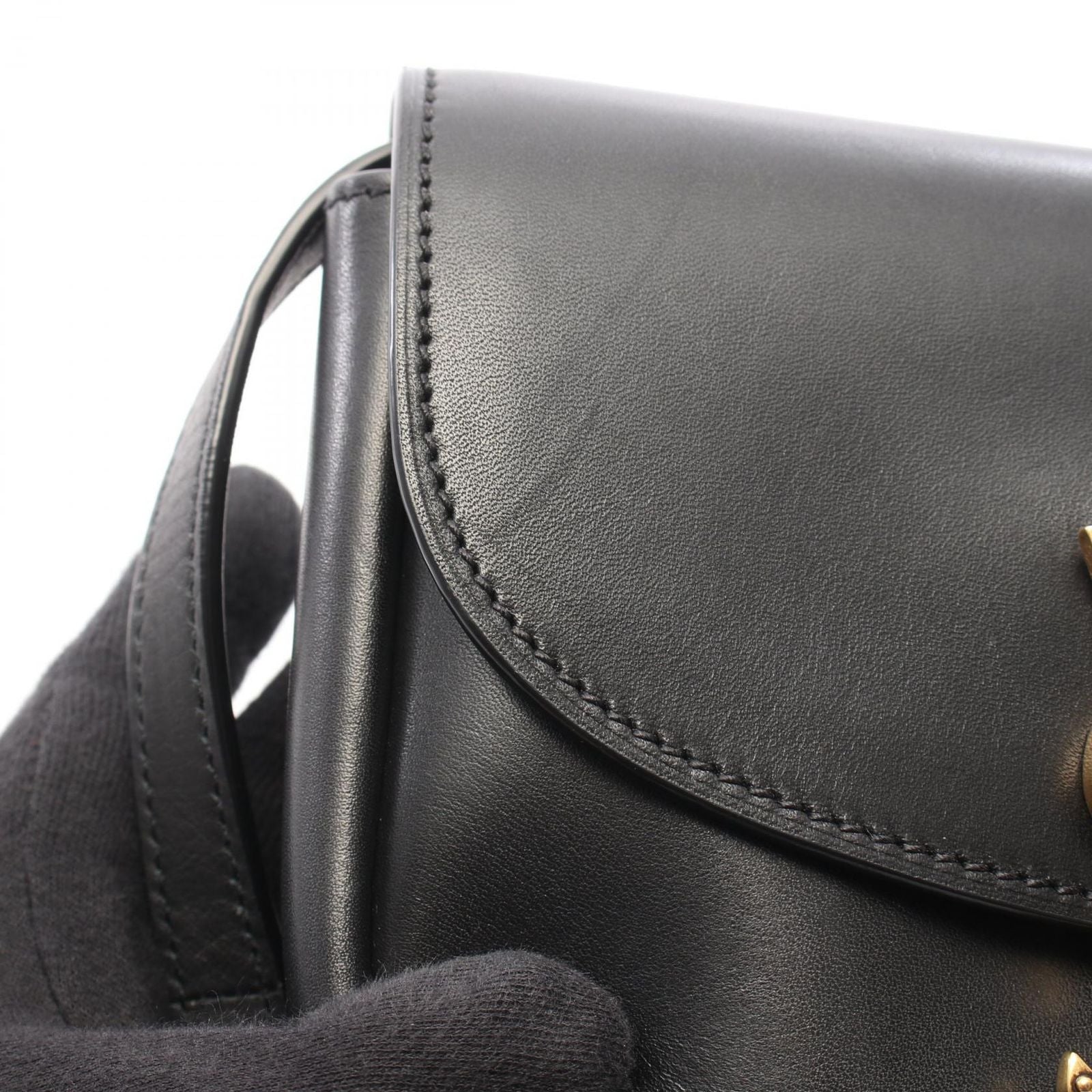 Saint Laurent Shoulder Bag Kaia Small Black Leather — view 5
