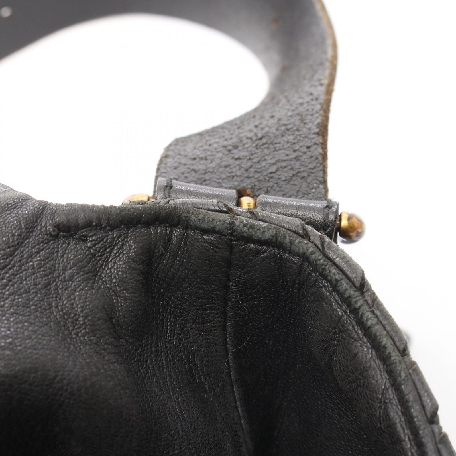 Bottega Veneta Shoulder Bag Intrecciato Black Leather — view 5