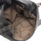Bottega Veneta Shoulder Bag Intrecciato Black Leather — view 3