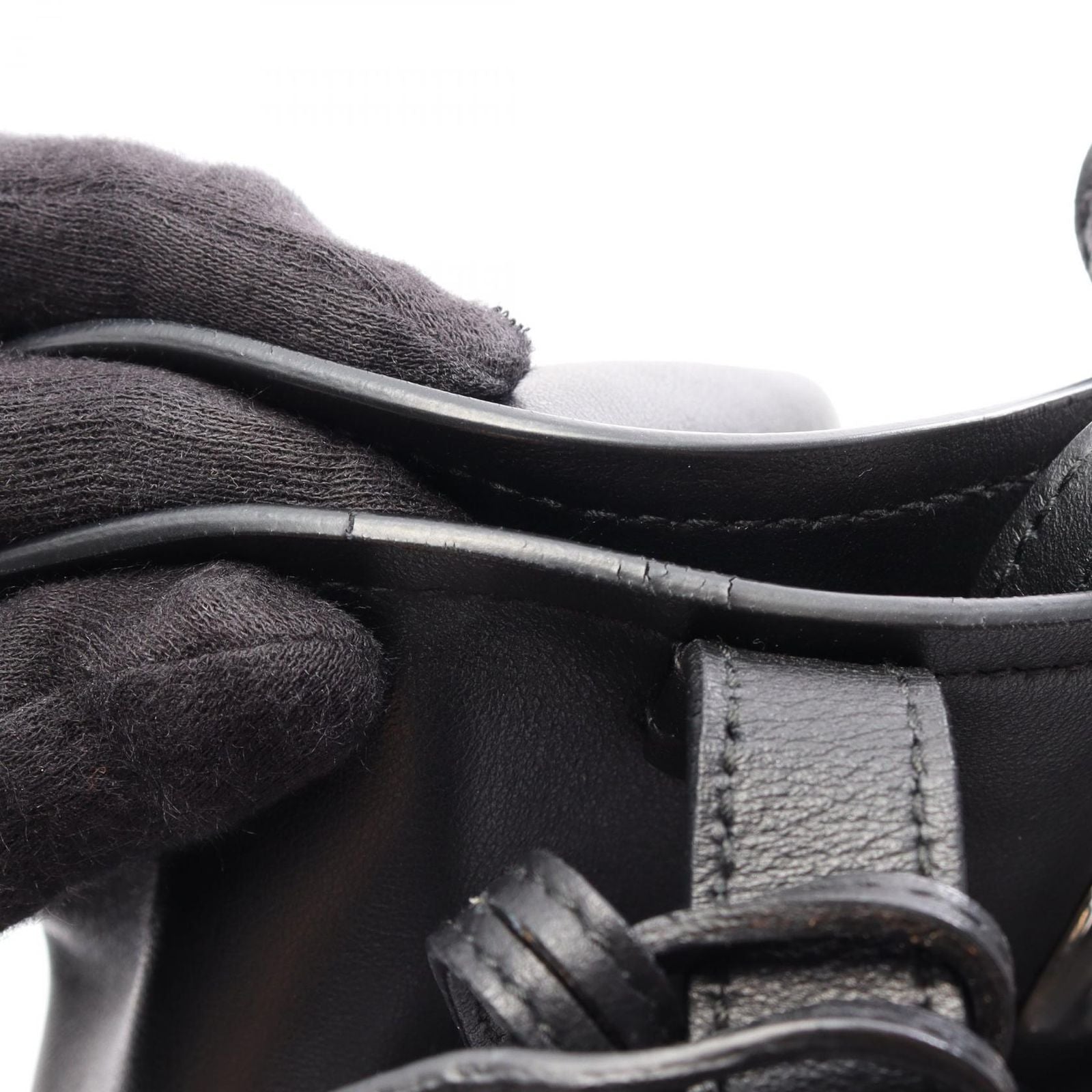 Prada Tote 2-Way Black Leather — view 8