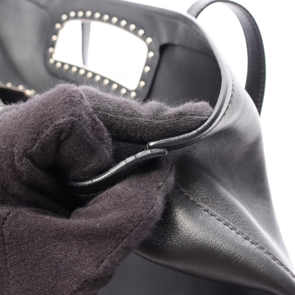 Prada Tote 2-Way Black Leather — view 6