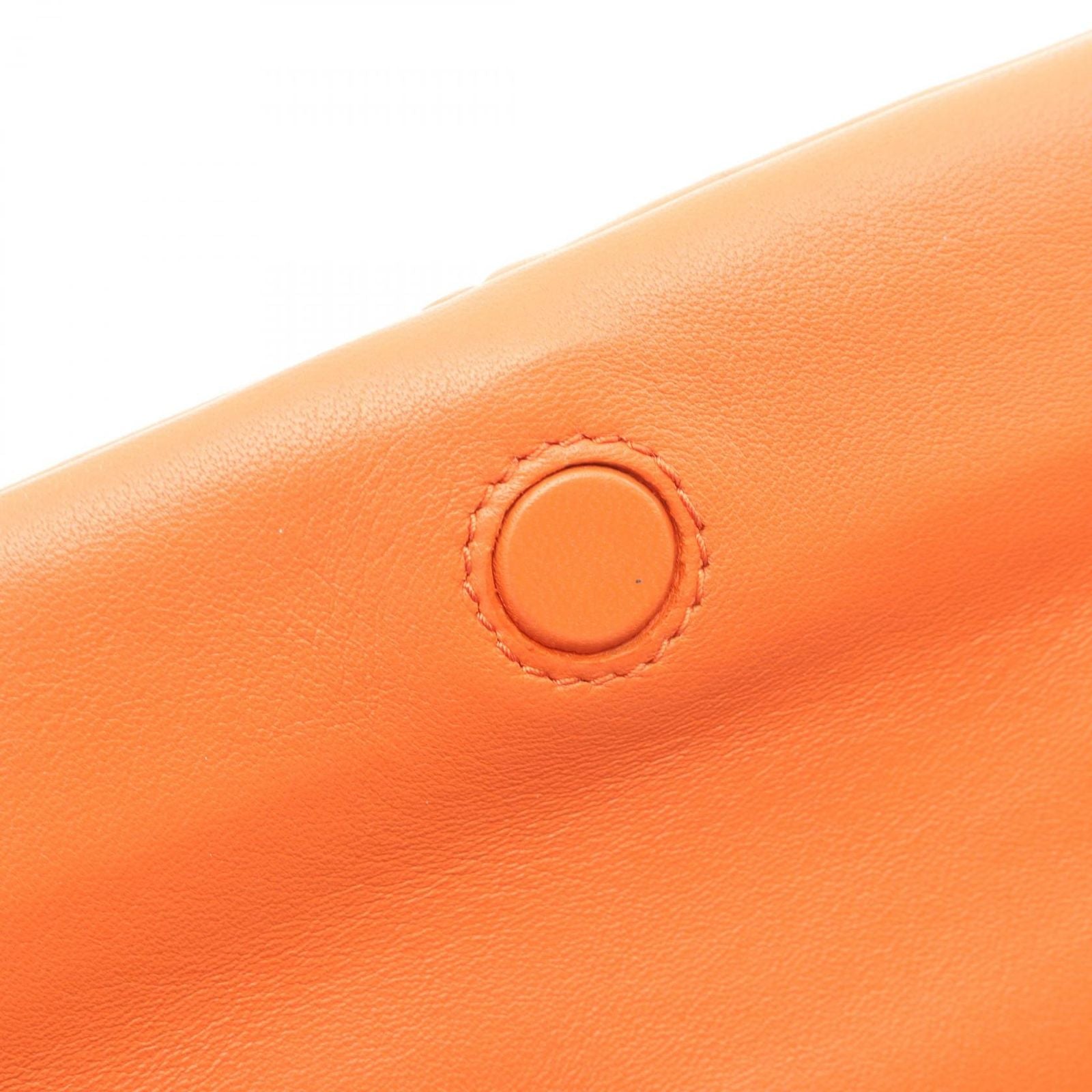 Prada Shoulder Bag 2-Way Orange Leather — view 5