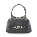 Gucci Bamboo Horsebit Black Leather Shoulder