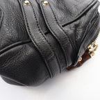 Gucci Bamboo Horsebit Black Leather Shoulder — view 9