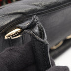 Gucci Bamboo Horsebit Black Leather Shoulder — view 6