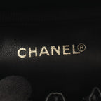 Chanel Handbag CC Logo Black Caviar Leather — view 4