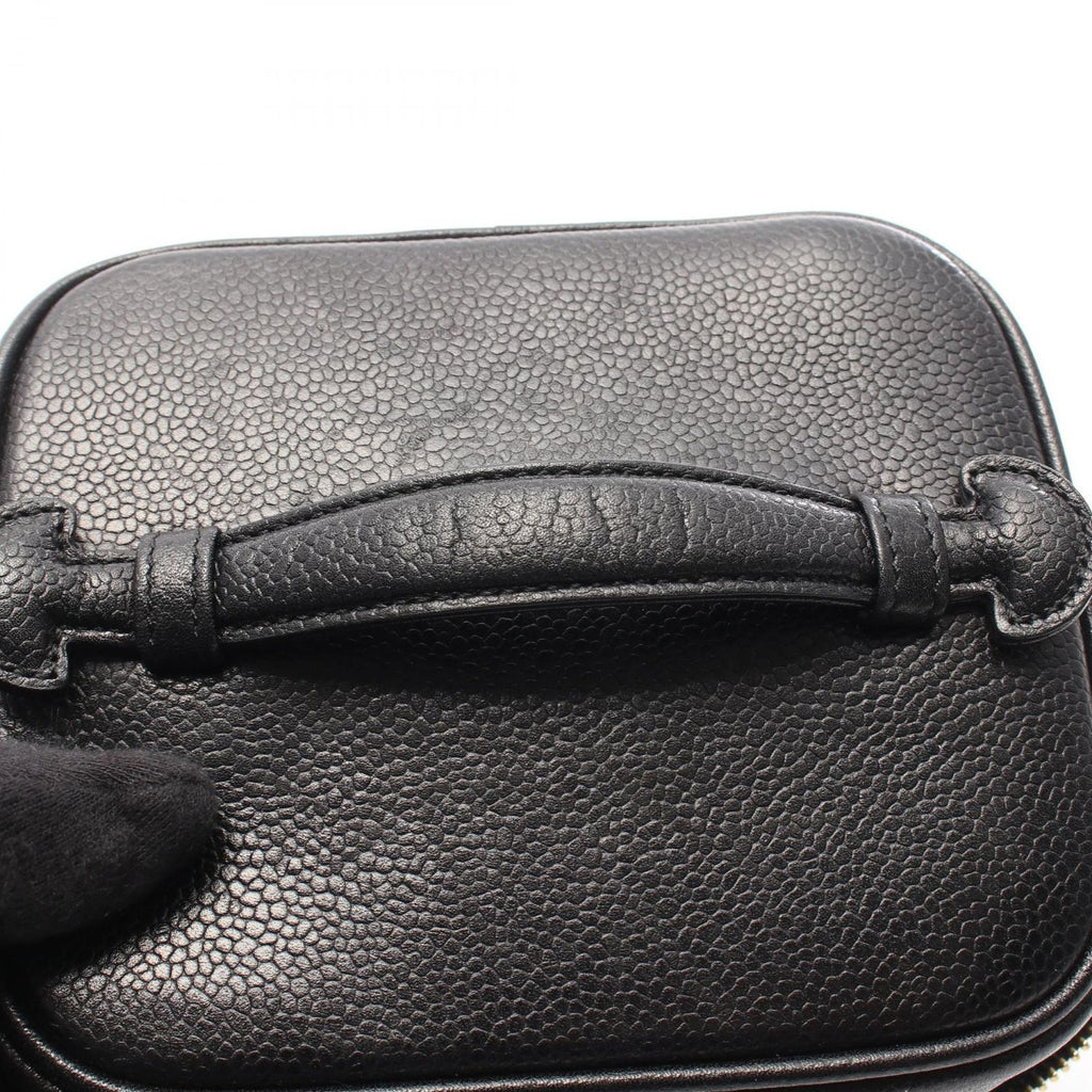 Chanel Handbag CC Logo Black Caviar Leather — view 7