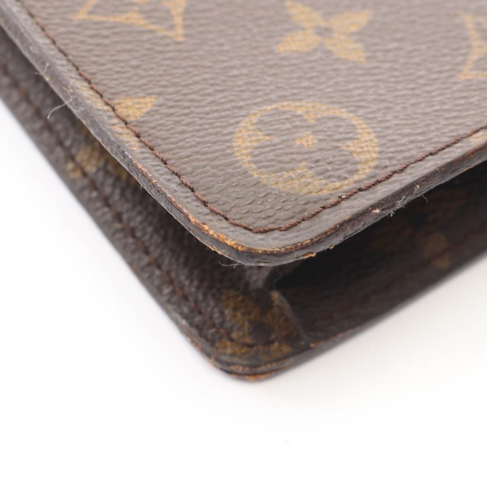 Louis Vuitton Clutch Porte Documents Senator Monogram Canvas Leather — view 9